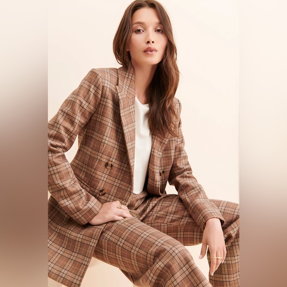 Favorite Daughter Phoebe Plaid Blazer, FDxNuuly, Large - Picture 6 of 13